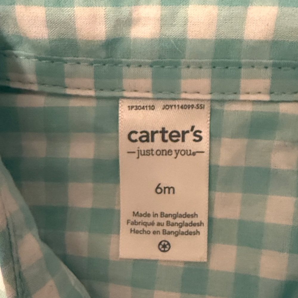 Carter's Striped and Checkered Kids Button Down Shirts - Picture 3 of 9